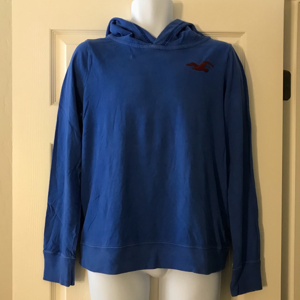 Men’s Hollister Blue Hoodie Sz Medium